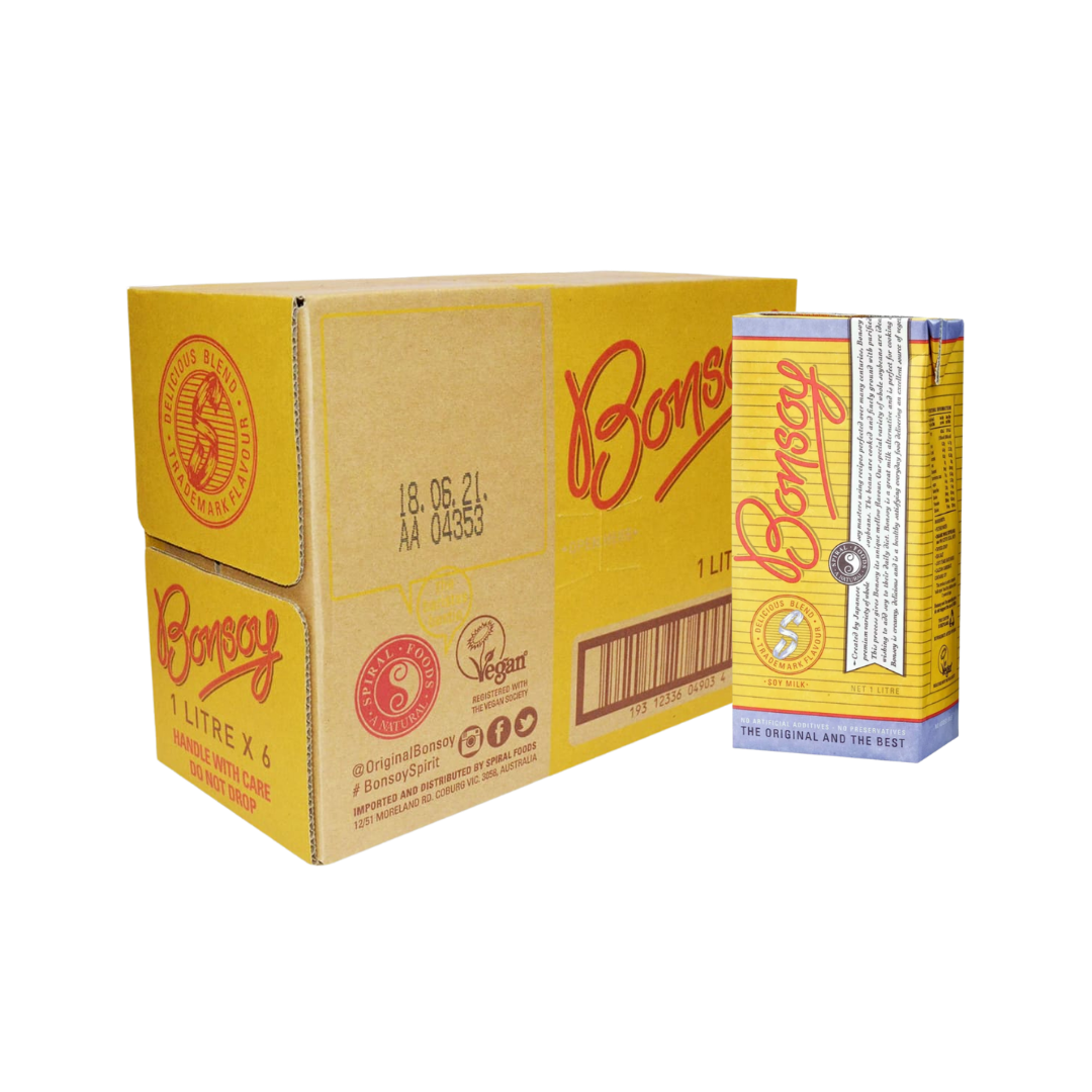 Bonsoy - Organic Soy Milk 1L (Box Of 12) | Everyday Vegan Grocer