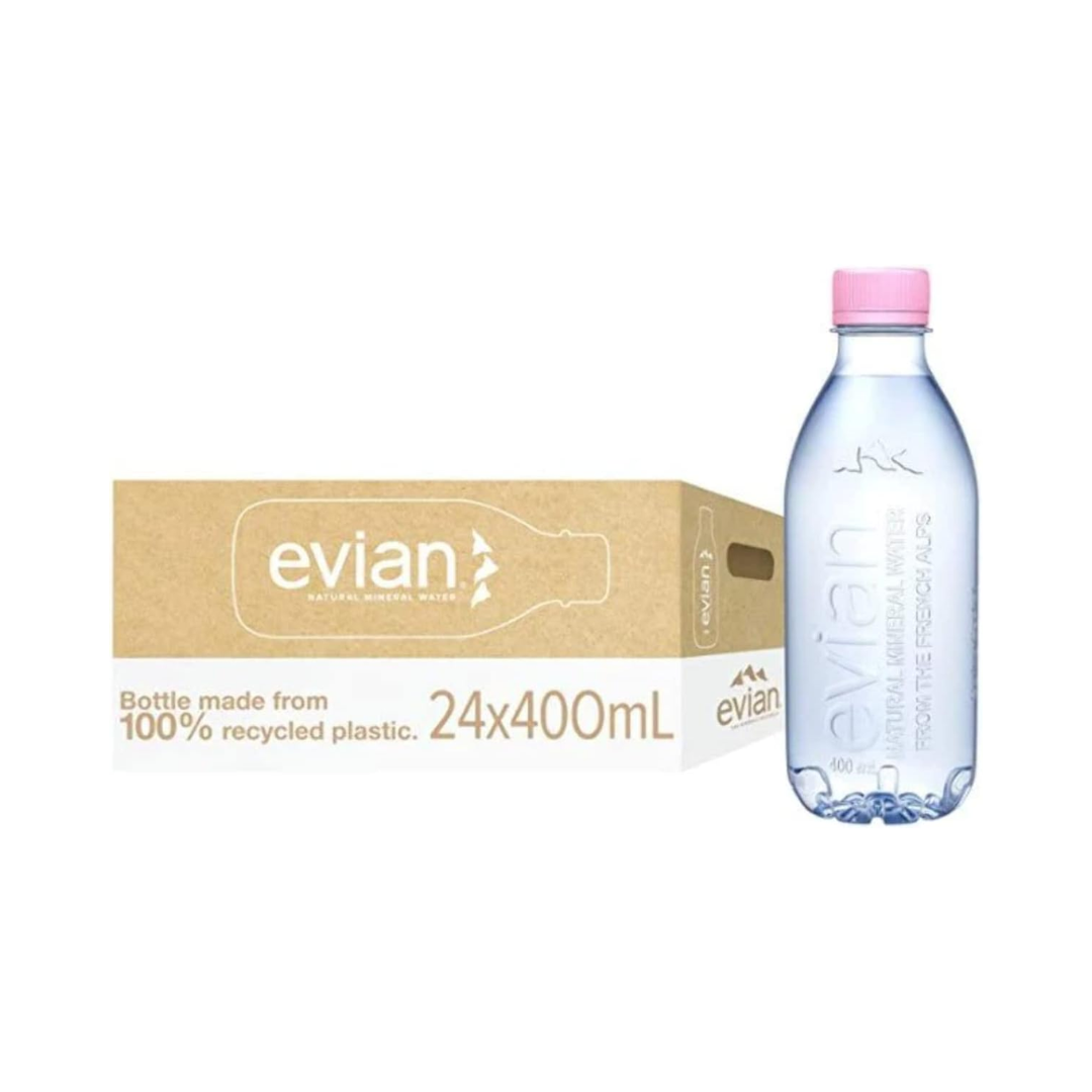 Evian Water Nude Bottle 400mL (Case of 24)