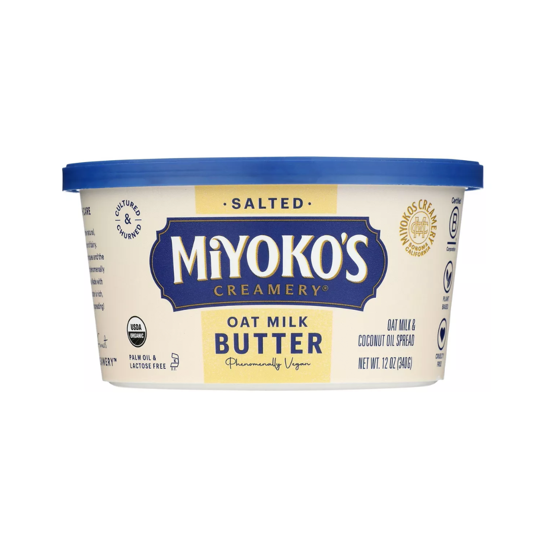 Miyoko's Creamery - Oat Milk Vegan Cultured Butter, 340g