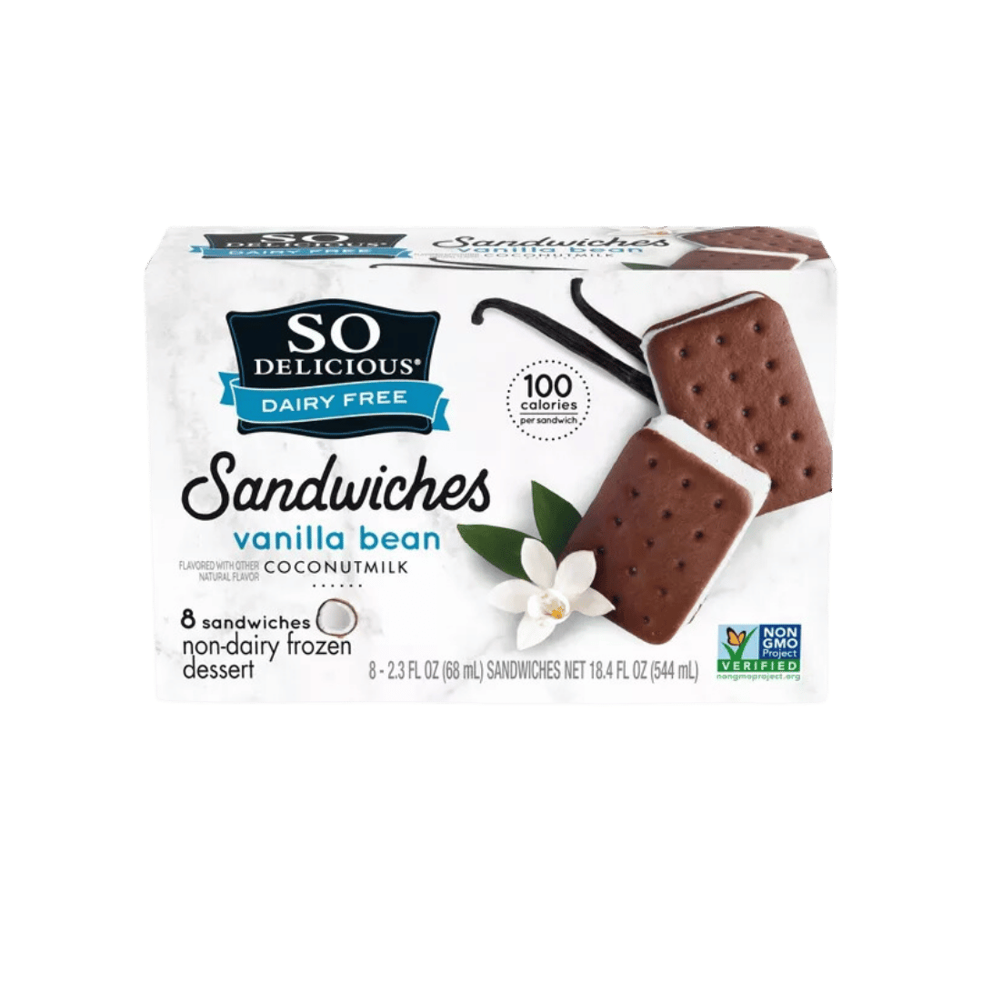 So Delicious - Mini Sandwich, Vanilla, 2.3 z