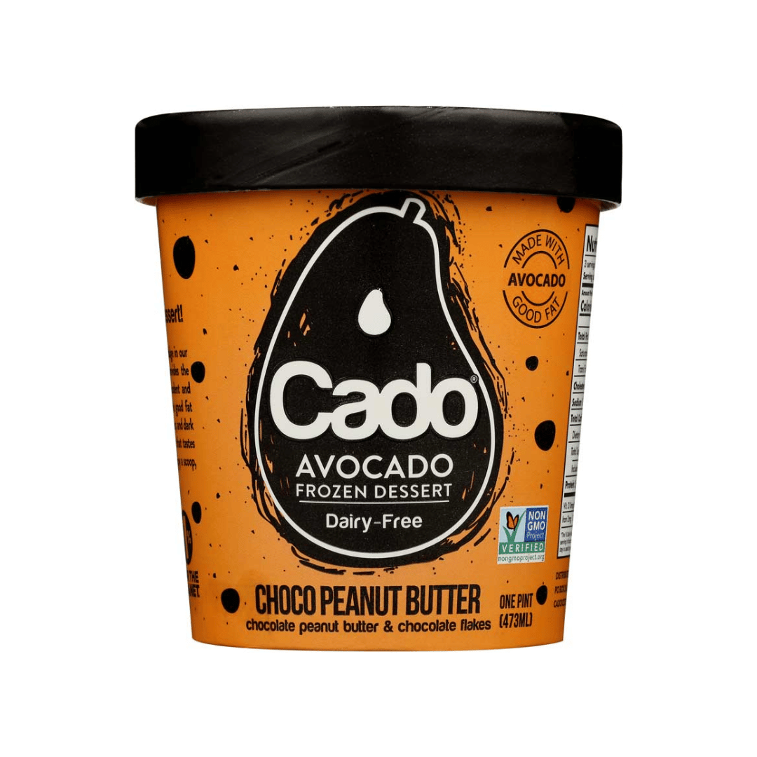 Cado Desserts - Avocado Choc Peanut Butter Dessert, 1 pint