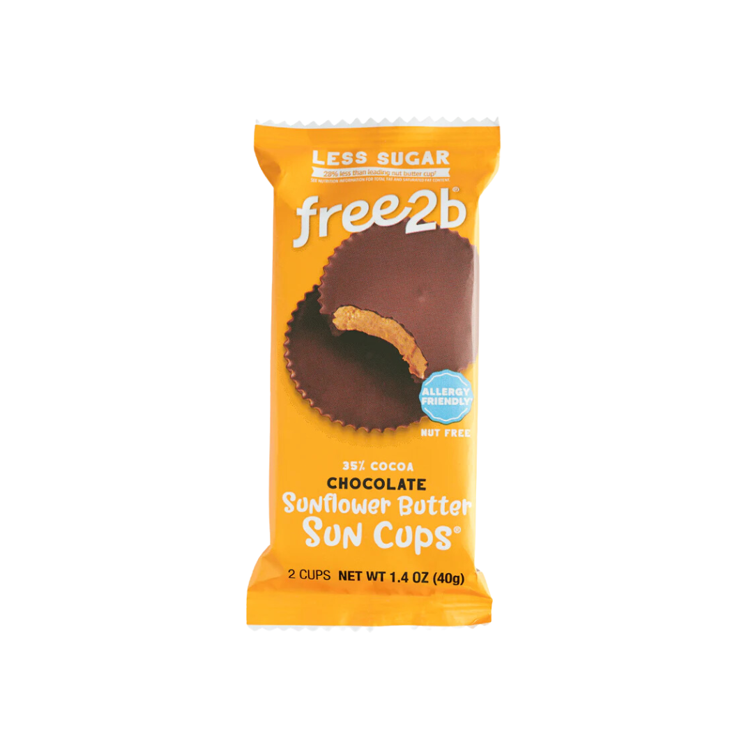 Free2b - Chocolate Sunflower Butter Cups, 1.4 oz