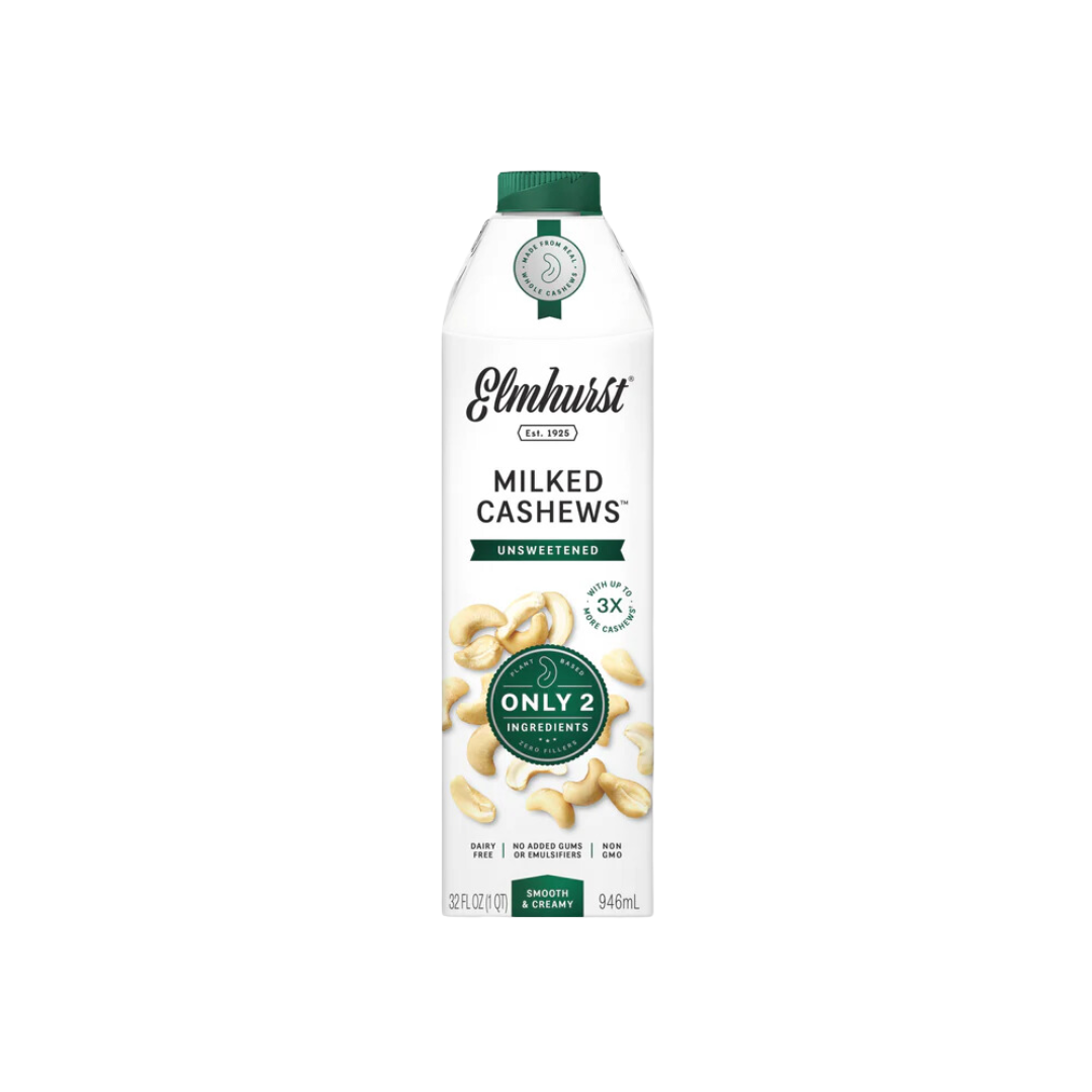 Elmhurst - Milked Cashew Unsweetend, 32 oz