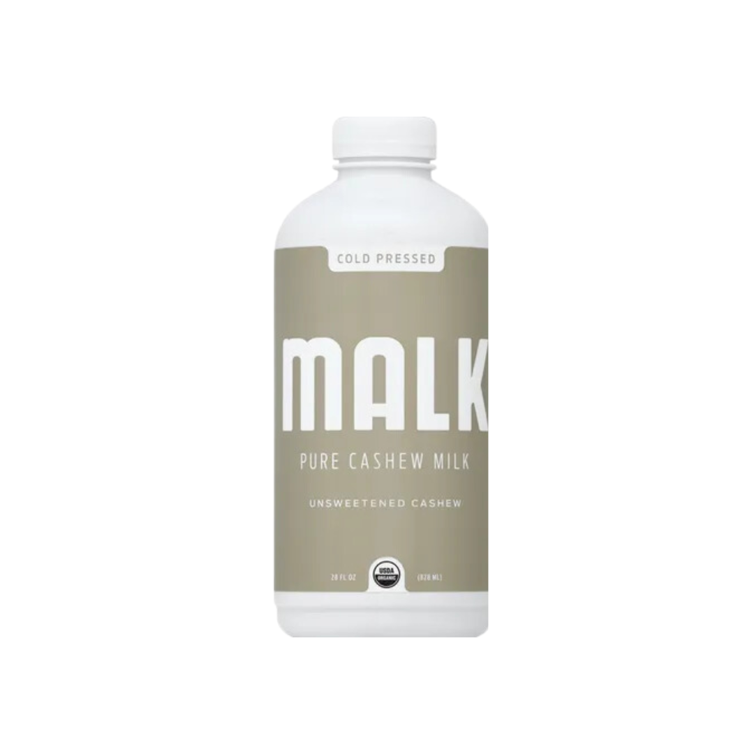 Malk - Cashew Milk, Unsweetened, 28 oz