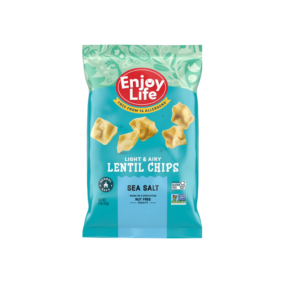 Enjoy Life - Sea Salt Lentil Chips, 4 oz