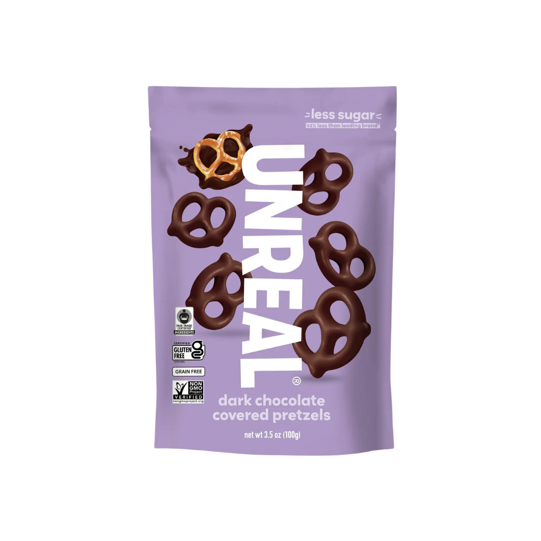 Unreal - Dark Chocolate Pretzels, 3.5 oz