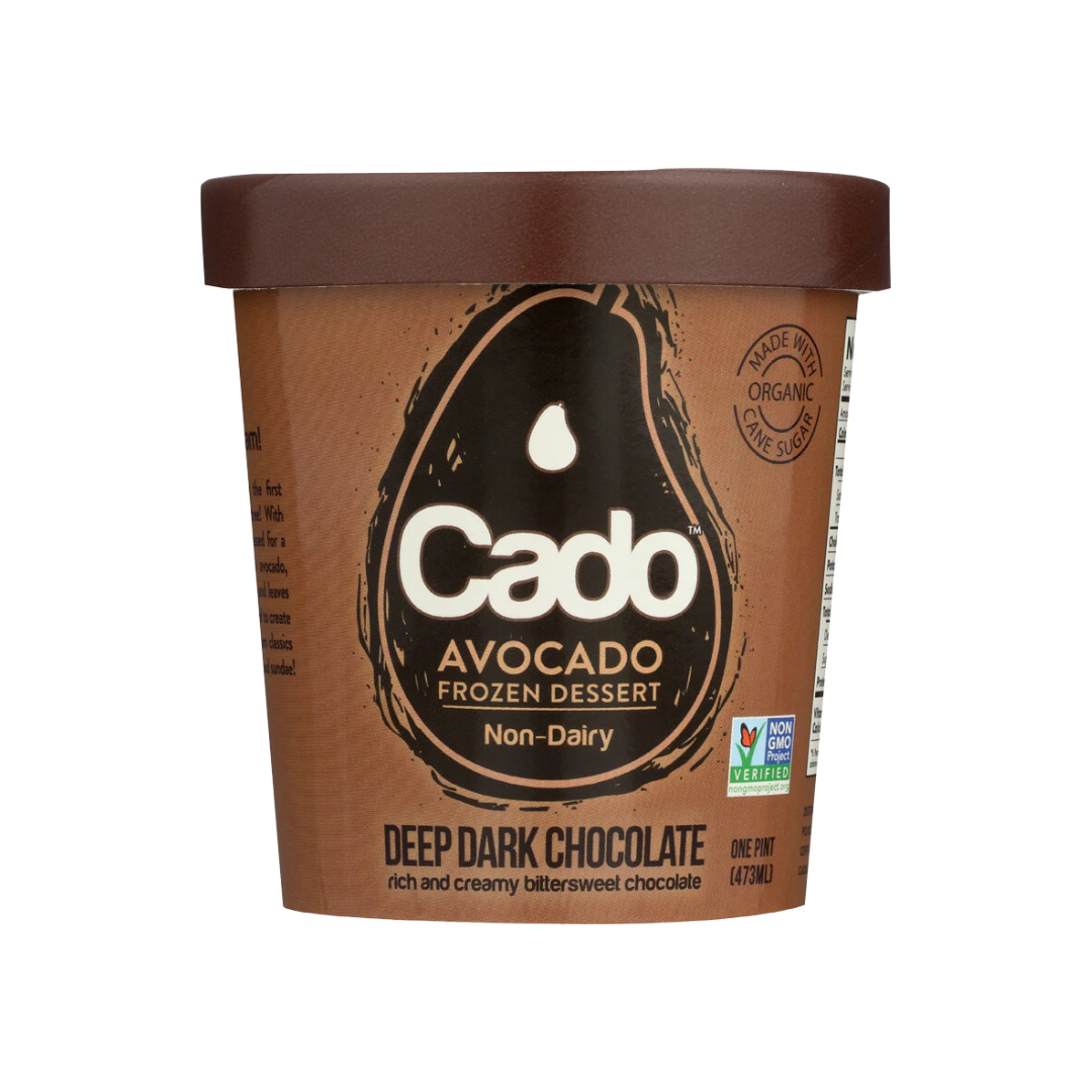 Cado Desserts - Deep Dark Chocolate, 1 pint