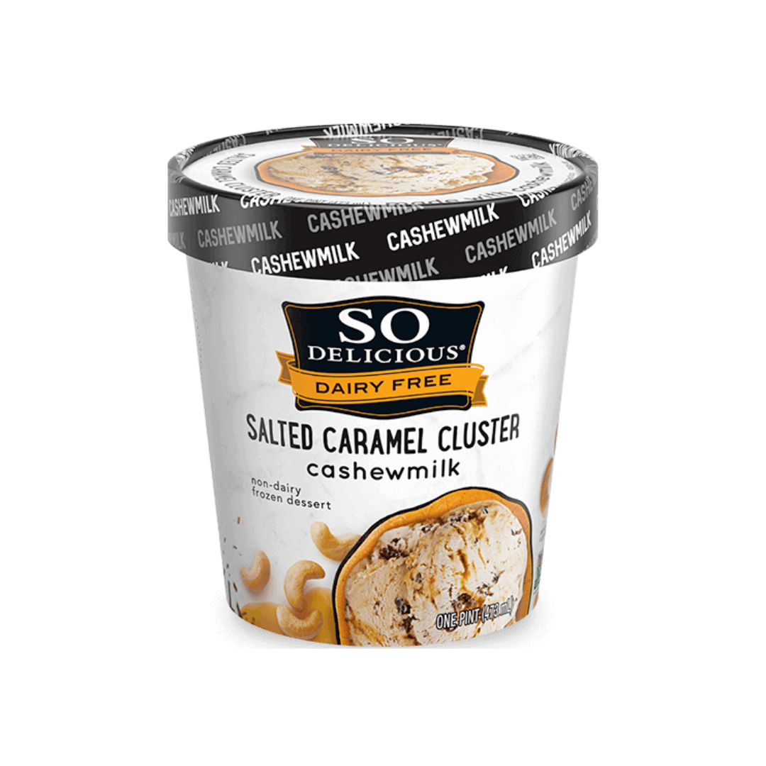 So Delicious  - Salted Caramel Cluster Cashewmilk Pint