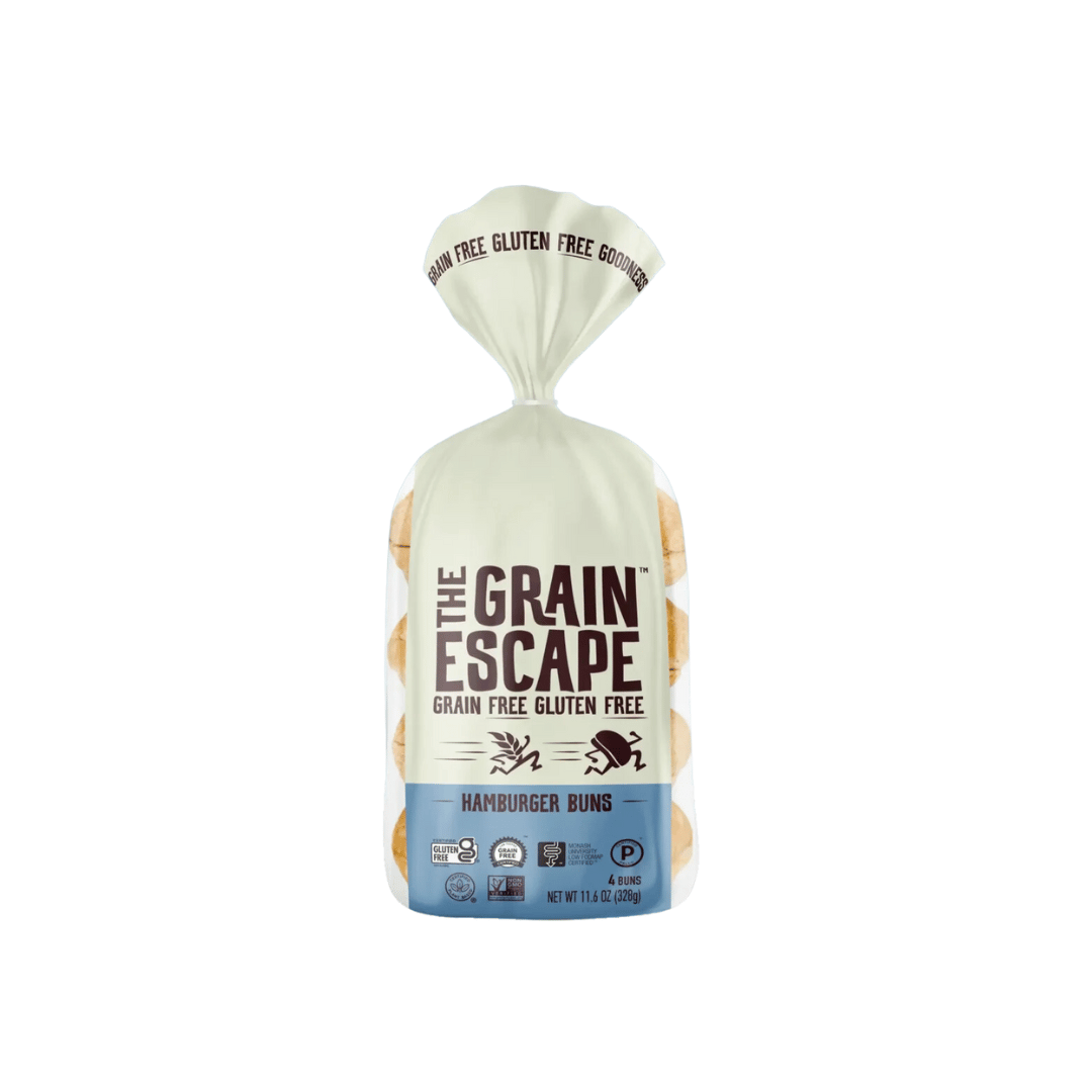 The Grain Escape - Hamburger Buns, 11.6oz