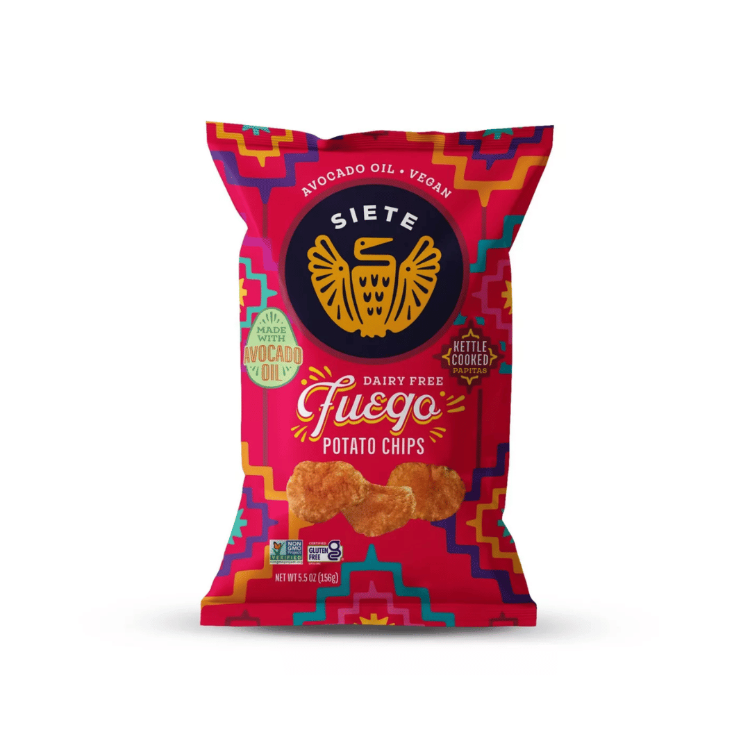 Siete  - Fuego Kettle Cooked Potato Chips, 5.5oz