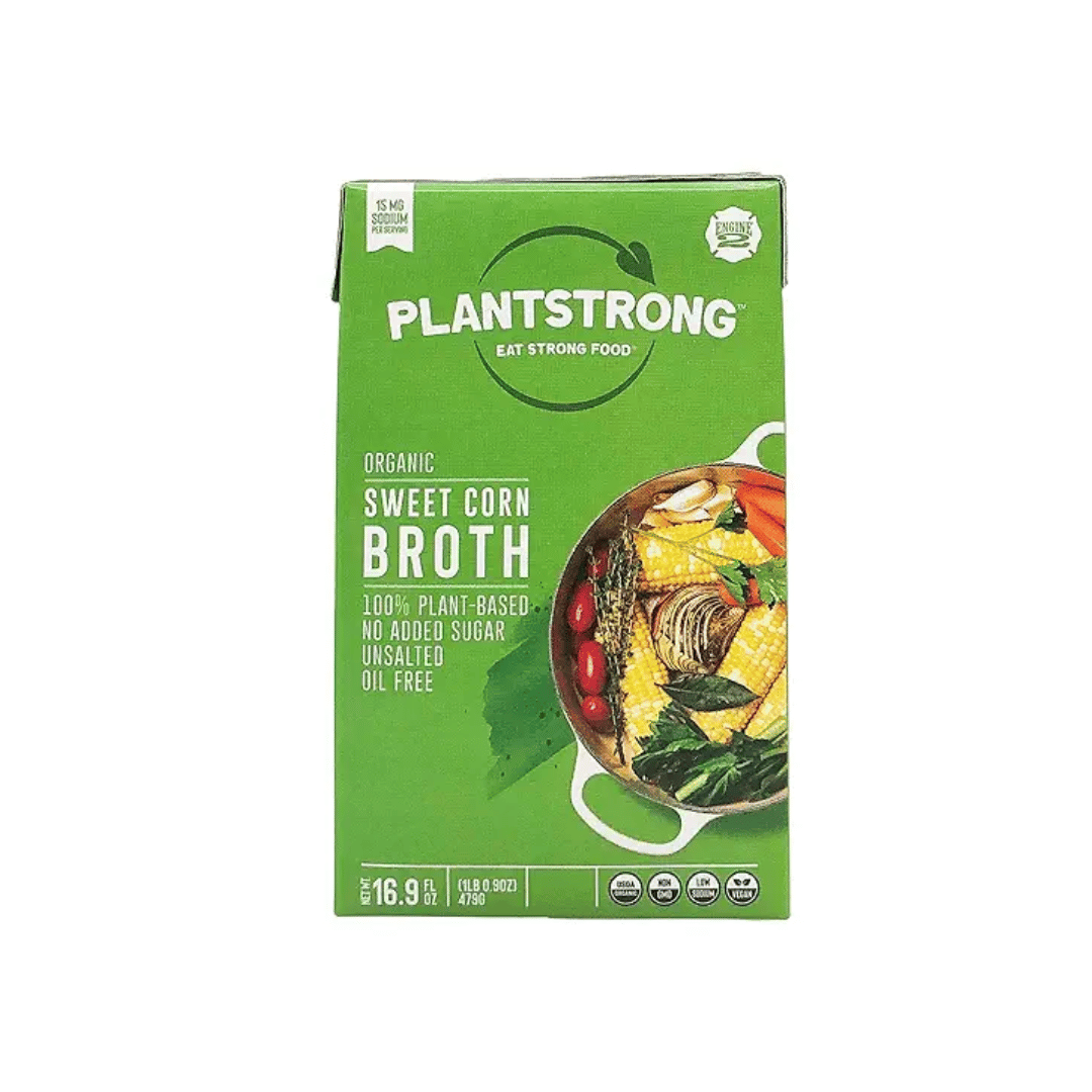 Plantstrong - Sweet Corn Broth, 16.9oz