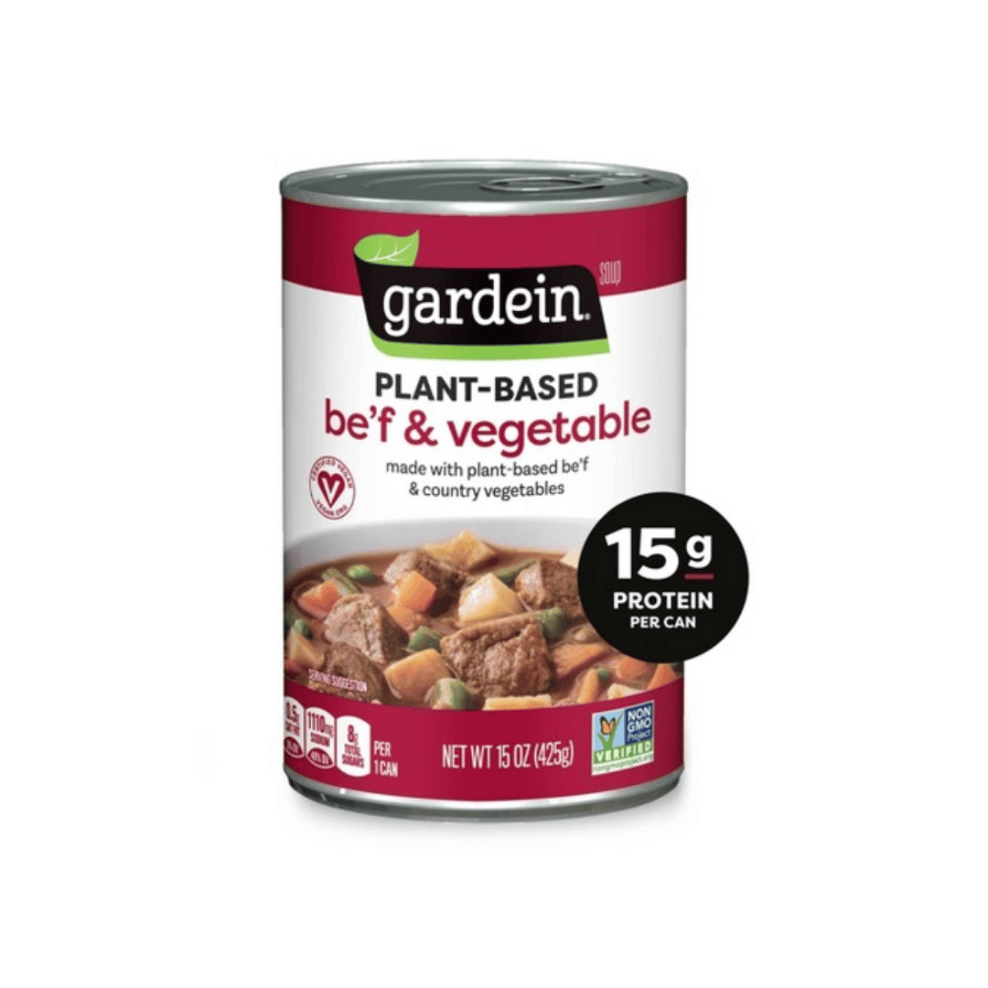 Gardein - Plant-Based Be'f & Vegetable Soup, 15oz