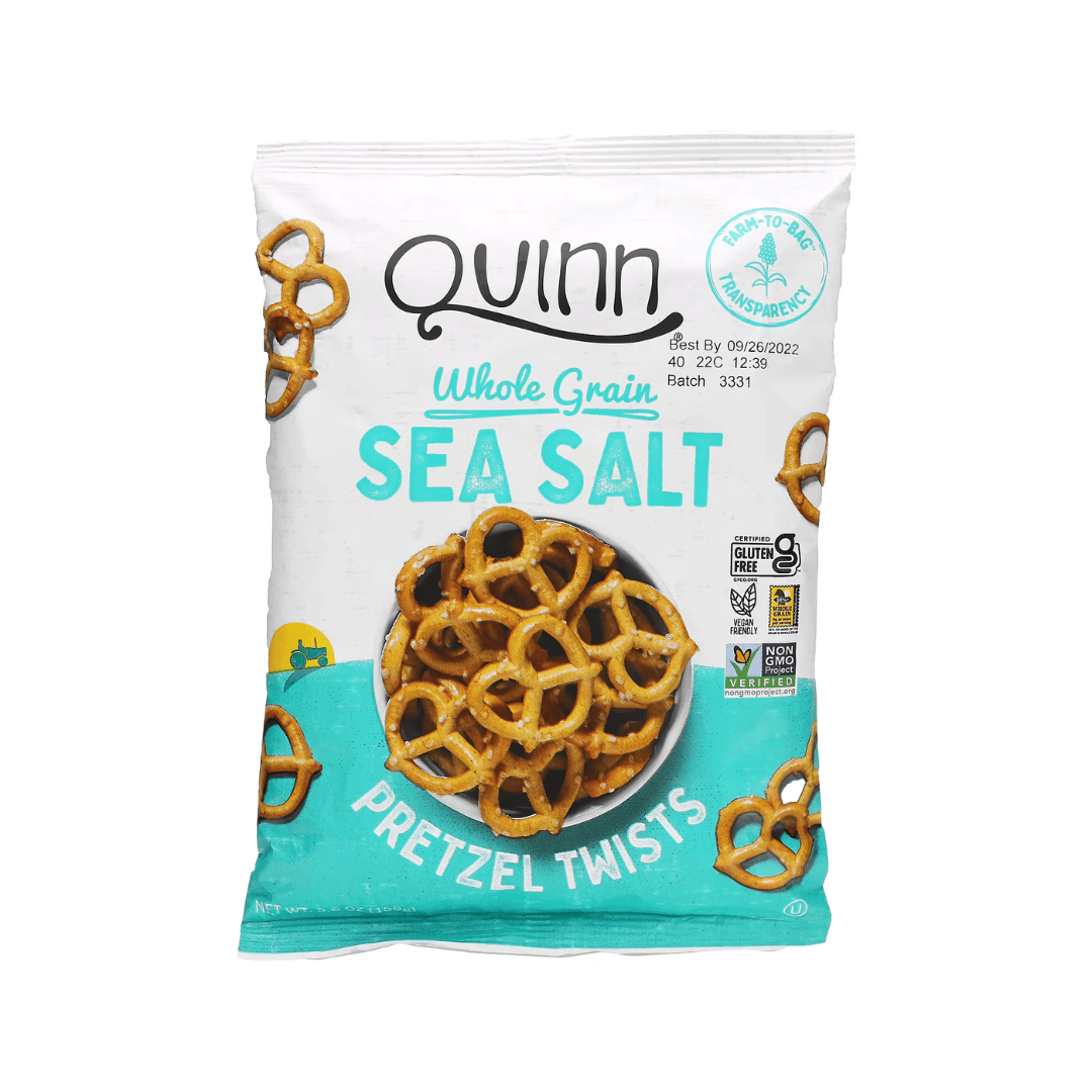 Quinn - Whole Grain Sea Salt Pretzel Twists, 5.6oz