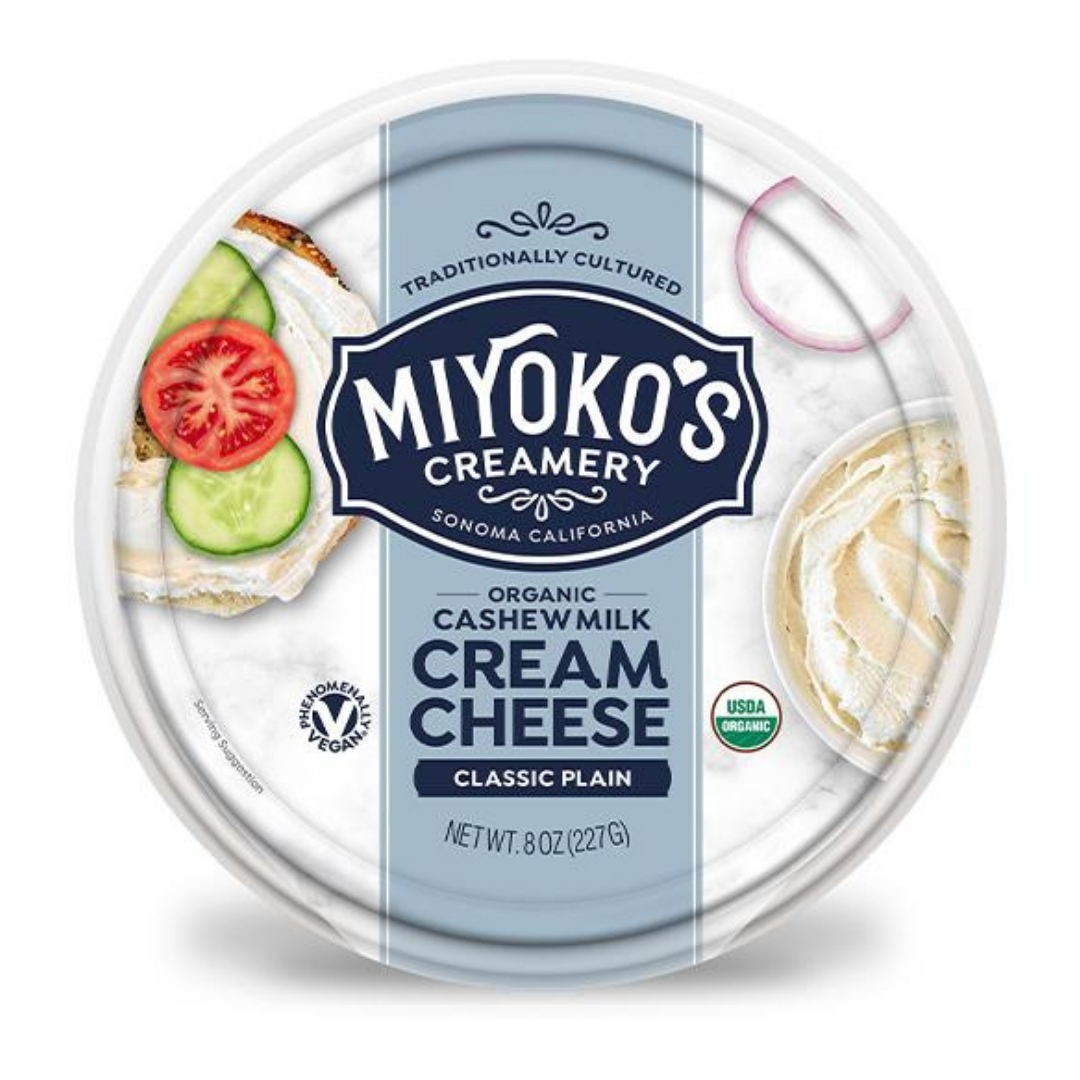 Miyoko's Creamery - Plainly Classic Cream Cheese, 227g - Everyday Vegan Grocer