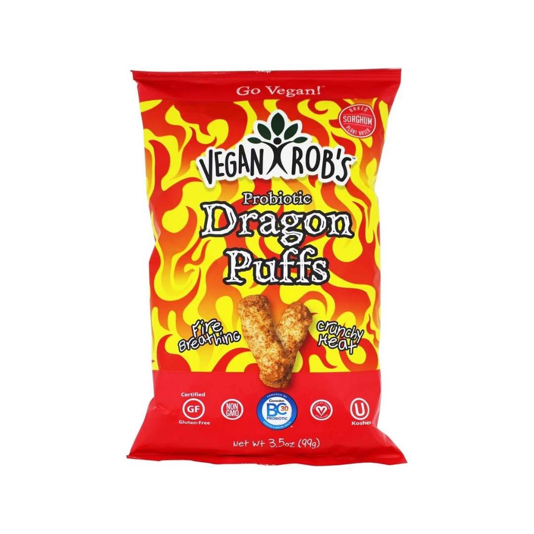 Vegan Rob's - Vegan Dragon Puffs 99g - Everyday Vegan Grocer